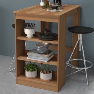 Mesa Bancada Cozinha 2 Lugares 90X60 cm B15 Montana NOVAM