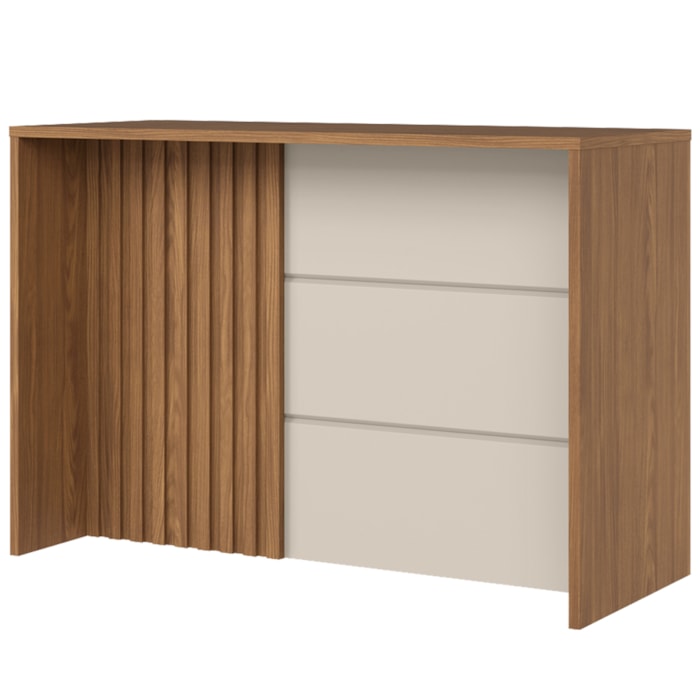 Mesa Bancada Gourmet 146x101 cm Requinte Nature Areia Henn
