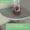 Mesa Cabeceira Modulado 1 Porta 241x40 cm Seletto Areia Henn