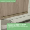 Mesa Cabeceira Modulado 1 Porta 241x40 cm Seletto Areia Jequitiba Henn