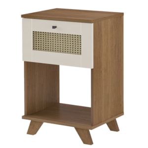 Mesa De Apoio 1 Gaveta 64 cm 4673 Cinamomo Off White ARLY Mesa De Apoio 1 Gaveta 64 cm 4673 Cinamomo Off White ARLY