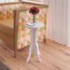 Mesa De Apoio MDF Sala De Estar 51X30 cm Branco ARLY
