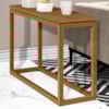 Mesa De Apoio Sala De Estar Supreme 90 cm Nature Tebar