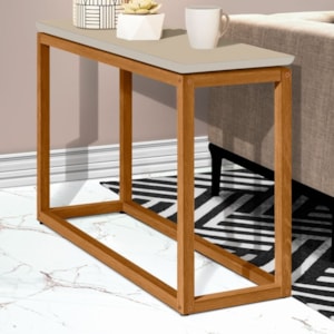 Mesa De Apoio Sala De Estar Supreme 90 cm Off White Nature Tebar