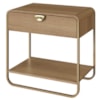 Mesa De Cabeceira 1G Organica 60 cm 28061 Hanover Dourado Artesano
