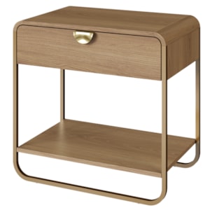 Mesa De Cabeceira 1G Organica 60 cm 28061 Hanover Dourado Artesano Mesa De Cabeceira 1G Organica 60 cm 28061 Hanover Dourado Artesano