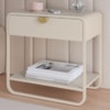 Mesa De Cabeceira 1G Organica 60 cm 28061 Off White Artesano