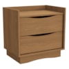 Mesa de Cabeceira 2 Gavetas 54 cm M261 Canela Kappesberg