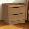 Mesa de Cabeceira 2 Gavetas 54 cm M261 Canela Kappesberg