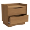 Mesa de Cabeceira 2 Gavetas 54 cm M261 Canela Kappesberg