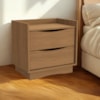 Mesa de Cabeceira 2 Gavetas 54 cm M261 Canela Kappesberg