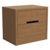 Mesa de Cabeceira 2 Gavetas 54 cm S822 Canela Kappesberg