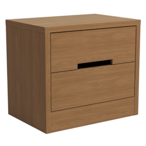 Mesa de Cabeceira 2 Gavetas 54 cm S822 Canela Kappesberg