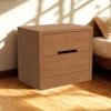 Mesa de Cabeceira 2 Gavetas 54 cm S822 Canela Kappesberg