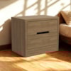 Mesa de Cabeceira 2 Gavetas 54 cm S822 Nogueira Kappesberg