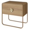 Mesa De Cabeceira 2G Organica 60 cm 28062 Hanover Dourado Artesano