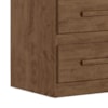 Mesa de Cabeceira Apolo 2 Gavetas 46 cm Castanho Wood Flex Moval