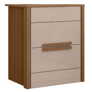 Mesa de Cabeceira Dhara 2 Gavetas 51 cm Carvalho Fendi Moval