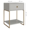 Mesa De Cabeceira Estilo Industrial 01 Gvt P1026 Arenas Dourado PP