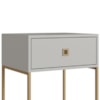 Mesa De Cabeceira Estilo Industrial 01 Gvt P1026 Arenas Dourado PP