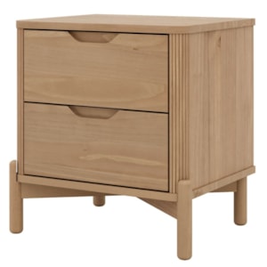 Mesa de Cabeceira Madeira Macica Taeda 2 Gavetas 52 cm 3300U Tauari Festra