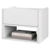 Mesa De Cabeceira Suspensa 1 Gaveta 45 cm Florença Branco DCASA