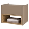 Mesa De Cabeceira Suspensa 1 Gaveta 45 cm Florença Fendi Hannover DCASA