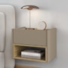 Mesa De Cabeceira Suspensa 1 Gaveta 45 cm Florença Fendi Hannover DCASA