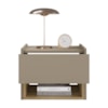 Mesa De Cabeceira Suspensa 1 Gaveta 45 cm Florença Fendi Hannover DCASA