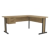Mesa De Canto Com Gaveteiro 170x150 cm Versatil 1170A Itapua Kappesberg