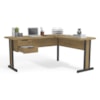Mesa De Canto Com Gaveteiro 170x150 cm Versatil 1170A Itapua Kappesberg