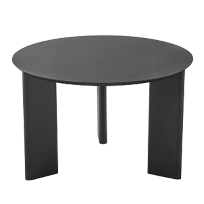 Mesa de Centro Chanfrada Pe Madeira Nero Preto 28019 Artesano