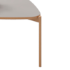 Mesa De Centro Lina 77 cm Pes Metal Bali Dourado DJ MOVEIS