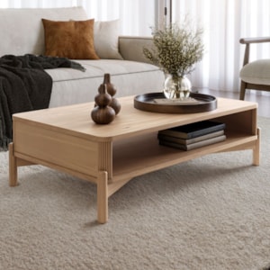 Mesa de Centro Madeira Macica Taeda 102 cm 3314U Tauari Festra