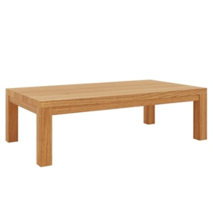 Mesa de Centro Madeira Macica Taeda 120 cm 1550N Rustico Claro Festra