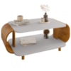 Mesa De Centro Organica Floripa 92 cm Off White Cinamomo BECHARA