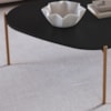 Mesa de Centro Organica Pe Metal Dourado Nero 28014  Artesano