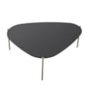 Mesa de Centro Organica Pe Metal Dourado Nero 28015 Artesano