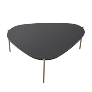Mesa de Centro Organica Pe Metal Dourado Nero 28015 Artesano Mesa de Centro Organica Pe Metal Dourado Nero 28015 Artesano