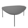 Mesa de Centro Organica Pe Metal Preto Nero 28014 Artesano