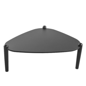 Mesa de Centro Organica Pes Madeira Nero Preto 28011 Artesano