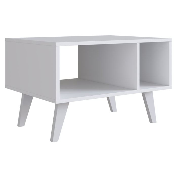 Mesa de Centro Para Sala 4 Pés ABS 60X45 cm B60 Branco NOVAM