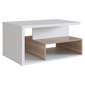 Mesa de Centro Para Sala 68 cm B92 Branco Montana NOVAM