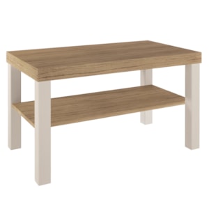 Mesa de Centro Para Sala 80 cm 4565 Carvalho Off White ARLY