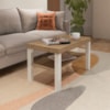 Mesa de Centro Para Sala 80 cm 4565 Carvalho Off White ARLY