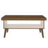 Mesa de Centro Para Sala 91 cm 3840 Pinho Off White ARLY