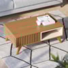 Mesa de Centro Para Sala 91 cm Jeri Freijo Off White Matte Colibri