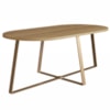Mesa De Centro Para Sala De Estar 27941 Hanover Dourado Artesano