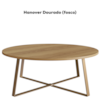 Mesa De Centro Para Sala De Estar 27947 Hanover Dourado Artesano
