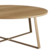 Mesa De Centro Para Sala De Estar 27947 Hanover Dourado Artesano